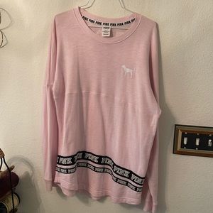 PINK VICTORIA SECRET Cotton/Polyester Sweatshirt Top